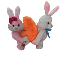 China 0.26M 10.24 Inch Singing Easter Bunny Toy Easter Stuffed Animals & Plush Toys factory
