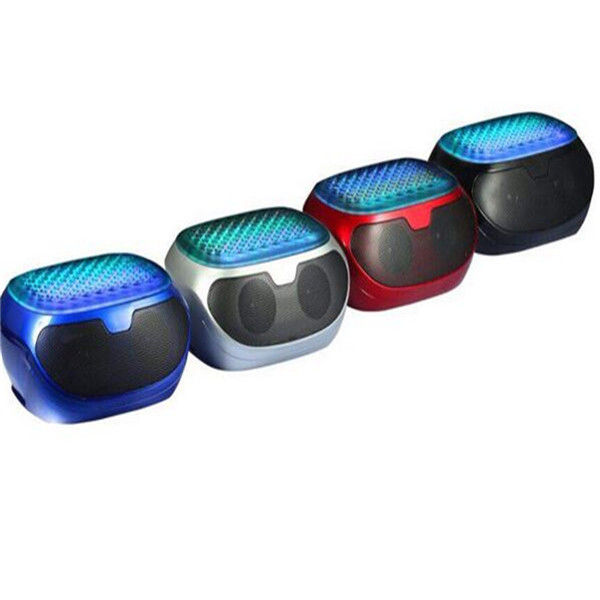 China Q98 LED wireless bluetooth speaker with FM AUX TF card slot audio music mp3 player factory