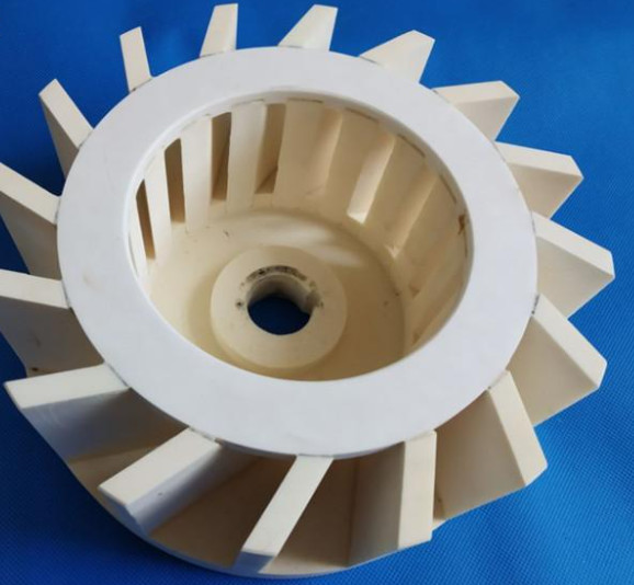 Quality 99% High Pure Aluminum Oxide Grading Al2O3 Ceramic Impeller High Thermal Resistance for sale