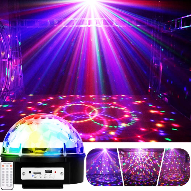 China RGBWYP 1500lm Mini Led Stage Lights Festival Decoration Laser Magic Ball for sale
