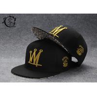 China Rapper Caps Printed Headwear Flat Snapback Baseball Caps Adjustable Mesh Hat One Size factory