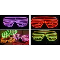 China Plastic Glowing El Wire Glasses For Party  for sale