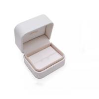 China ODM Ring Gift Boxes Logo Printed Leatherette Magnetic Jewelry Boxes ISO9001 factory