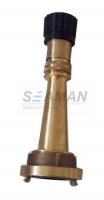 China Jet Spray Brass Fire Hose Nozzles Copper For Marine Firefighting factory