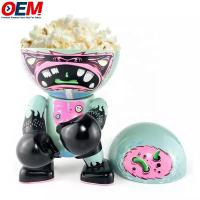China Custom Made Plastic Popcorn Tub Anime Art Doll Toy Display Box  Plastic Popcorn Bowl Tubs with Lid factory
