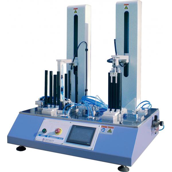 Quality Blue 2-Station Drop Weight Tester For Desktop 5 ~ 25 Cycles / Min for sale