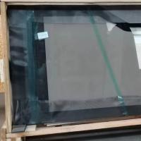Quality 900mm Curve Shape Radiation Shielding Glass And Radiation Resistant Tempered for sale