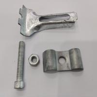China Corrosion Resistant Silver Metal Fence Post Clips For Fencing Applications factory