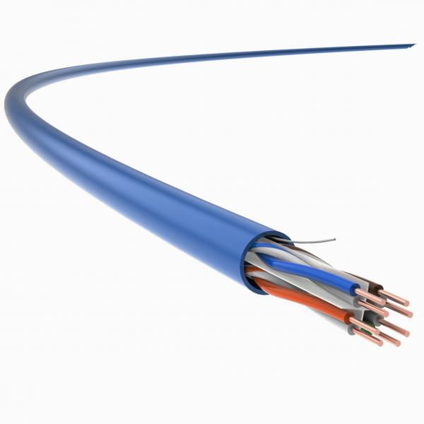 Quality Bare Copper PVC Jacket CAT6 Network Cable UTP 23AWG 0.55mm for sale