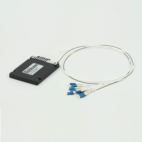 Quality Fiber Optic 16 Channels CWDM DWDM Mux Demux ABS Box 1270nm 1610nm 0.9mm LC UPC for sale