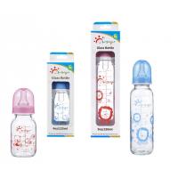 Quality Food Grade 9oz 250ml BPA Free Glass Baby Feeding Bottles for sale
