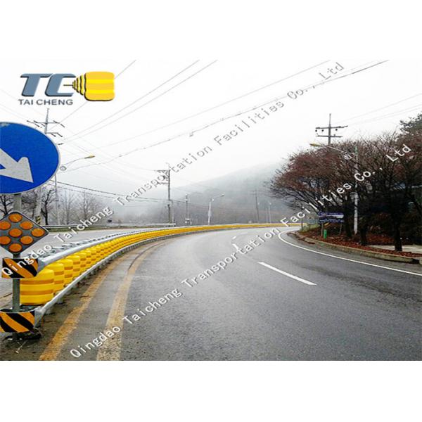 Quality Light Reflecting Roller Road Barrier Stainless Steel Railing Guardrail for sale