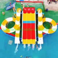 Quality Funny Kids Amusement Park Water Slide Playground For Family for sale
