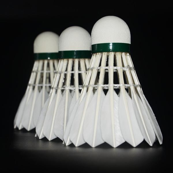Quality Super Class A Goose Feather Shuttlecock BWF Tournament Level for sale