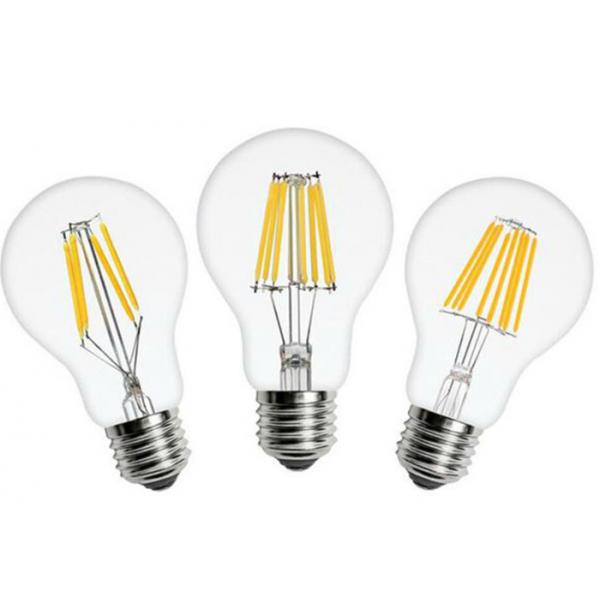 Quality 4W LED Filament Candle Bulb with Glass Material for Shopping Centers for sale