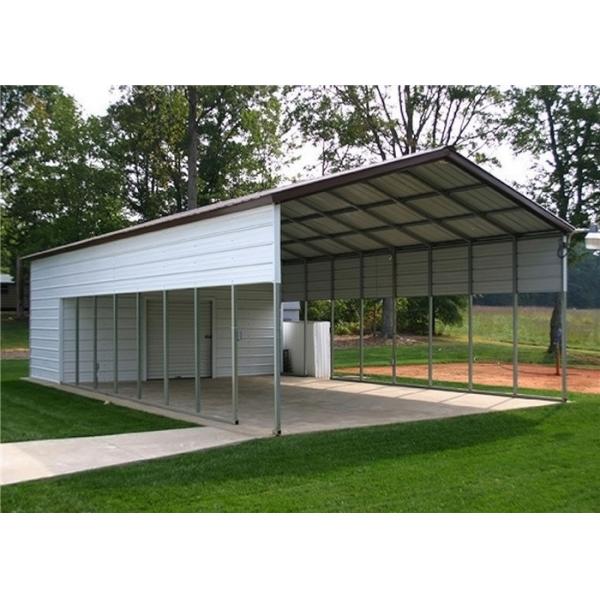 Quality Steel Garage Buildings With Shed Any Size Optional for sale