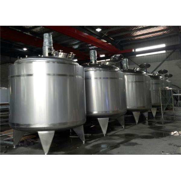 Quality Stainless Steel Chemical Mixing Tanks / Pharmaceutical Mixing Tank With Double for sale