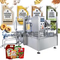 china ISO Powder Stand Up Pouch Machine , 2.5KW Granule Liquid Powder Pouch Packing