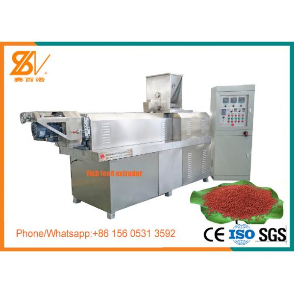 Quality Floating Fish Feed Machine Various Shapes And Sizes 1.0mm-14mm Pellet Size for sale