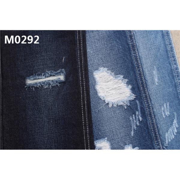 Quality 12 Oz Denim Fabric Sanforizing Indigo Blue Cotton Jeans Fabric Without Stretch for sale