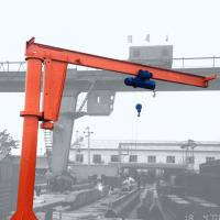 China Wall Cross Travelling Jib Crane with Wire Rope Electric Chain Hoist from Henan Mine Crane for sale
