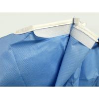 China Soft Disposable Operating Gowns , Medical Gowns Highly Breathable with loop and hoop factory