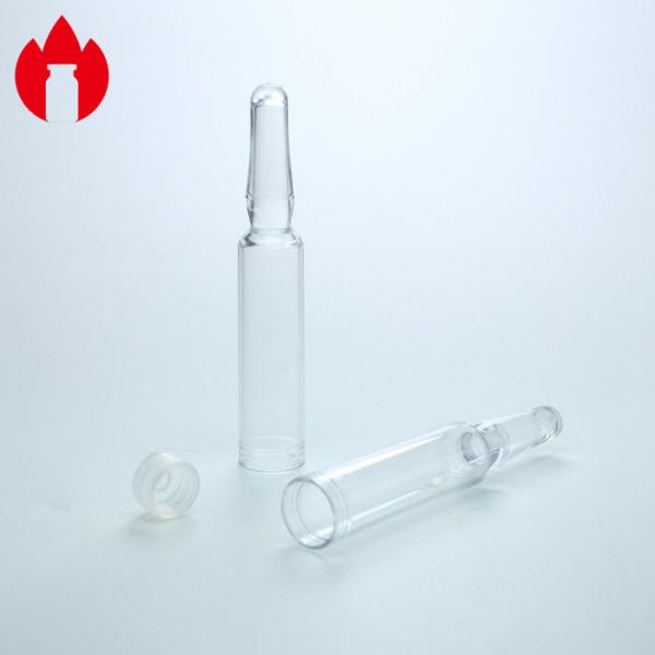 Quality 2ml Clear Empty PETG Plastic Ampoule For Cosmetic for sale