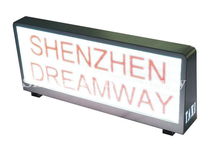 China 4G / Wifi Control Taxi Top Led Display , Small LED Billboard Advertising Signs For Car factory