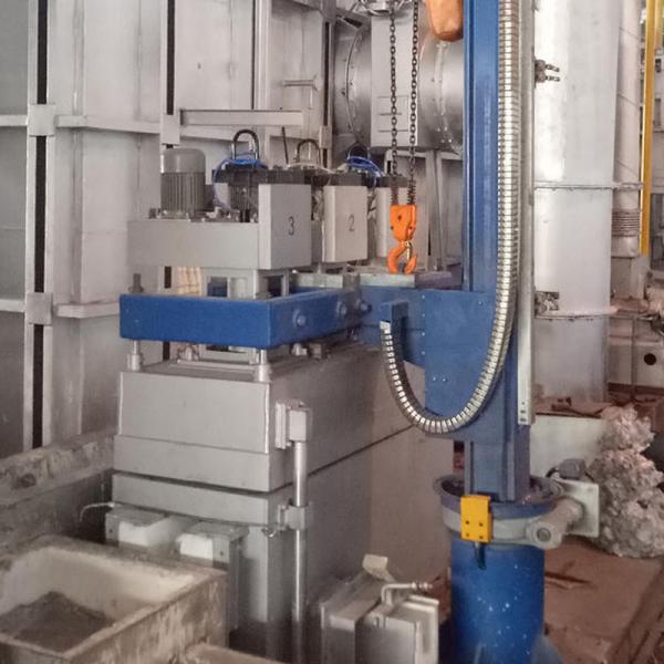 Quality In Line Rotary Degassing Unit For Removing Hydrogen From Molten Aluminum for sale
