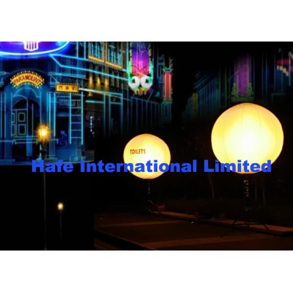 Quality Durable RGBW Series Moon Balloon Light Decorative 400 W LED For Outdoor Events for sale