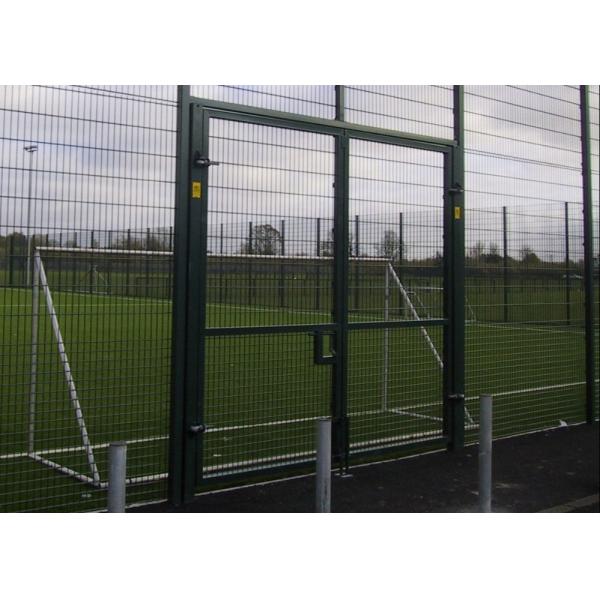 Quality W1.5m Pvc Coated Wire Mesh Metal Garden Fence Gate for sale