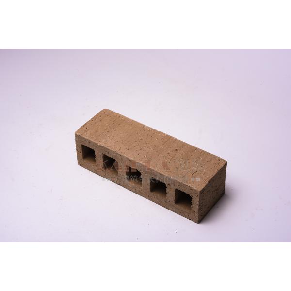 Quality Different Textures Extruded Clay Hollow Blocks With 5 Holes for sale