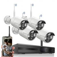 Quality 64Kbps 12VDC WiFi Wireless Camera System CCTV Kit Wireless Waterproof for sale