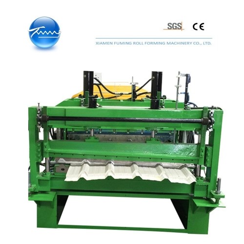 Quality Profile Metal Sheet Roof Tile Roll Forming Machine 380V / 50HZ Customized for sale