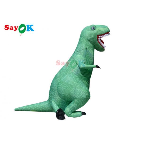 Quality Customized Inflatable Cartoon Characters Moving Costume Inflatable Mascot Dinosaur for sale
