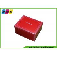 China Glossy PP Lamination Counter Display Boxes , Small Cardboard Gift Boxes For Video Brochure BOX036 for sale