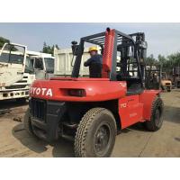 China Toyota FD70 Second Hand Diesel Forklifts , 2 Stage Used 7 Ton Forklift for sale