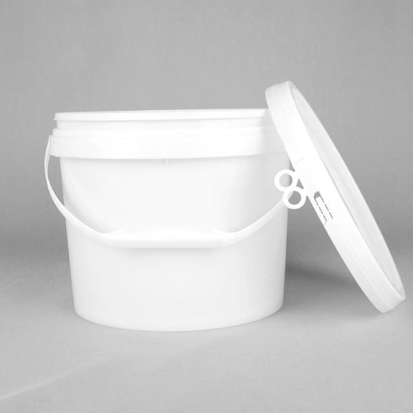 Quality 6L Capacity Round Plastic Bucket Polypropylene For Chemical Industry for sale