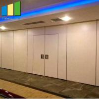 China Acoustic Mosque Room Dividers Removable Wooden Doors Operable Soundproof Wall Partition factory