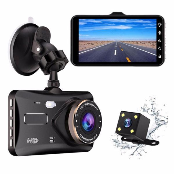 Quality 30FPS Dual Lens WDR Motion Activated Dash Cam Video Recorder Full HD 1080P for sale