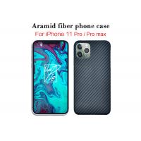 Quality iPhone 11 Pro Matte Twill Aramid Fiber Phone Case Kevlar Mobile Cover for sale