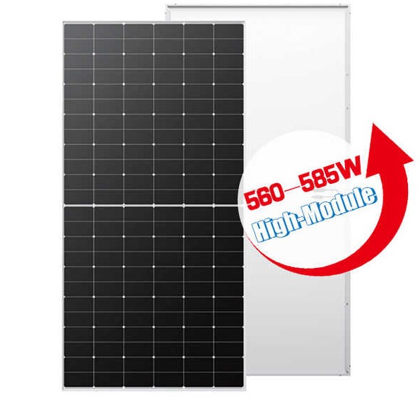 Quality 182mm Longi Pv Modules 560w 565w 580W 585W Mono Perc Solar Panel Half Cut for sale