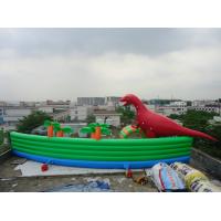 Quality Amazing Giant PVC Inflatable Water Parks for Outdoor Summer Water Games 30m for sale