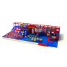 China Britain Style Red Indoor Playground Equipment With Ball Pool KP190606 factory