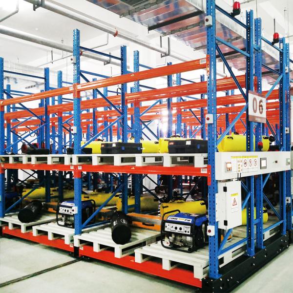 Mobile Racking Detial Heavy Duty Electric Mobile Pallet Racking System from China Factory