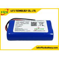 Quality ICR18650 Battery Pack 3.6V 6700mAh Lithium Ion Rechargeable Battery Pack 18650 for sale
