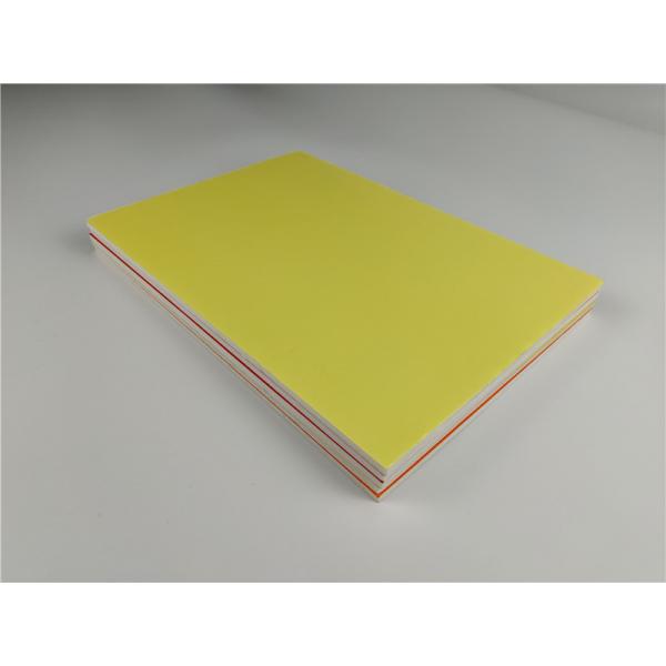 Quality Smooth Surface PS Foam Board Yellow Color Light Weight 60×45cm for sale