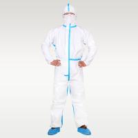 Quality Non Woven Microporous Protective Coverall Jumpsuit Disposable Decorators for sale