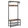 China Hallway Coat Rack with Shoe Bench, Coat Stand with Storage Shelves, Coat Stand, HSR45BX factory
