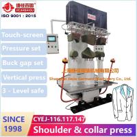China Double Shoulder collar Vertical Steam Ironing Equipment For Blazer Jacket Dress different kind of fabric factory